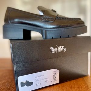 Coach Leah Loafer Black 6.5